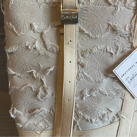 NWT Emotional World Large Vintage Tote Bag - Picture 3 of 13